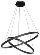 Κρεμαστό Φωτιστικό Οροφής Μαύρο LED Rim MOD058PL-L74B4K Maytoni-MOD058PL-L74B4K-Μαύρο MOD058PL-L74B4K