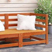 vidaXL Καναπές Κήπου Γωνιακός Καφέ 70x70x67 εκ. από Μασίφ Ξύλο Πεύκου