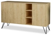 ΜΠΟΥΦΕΣ CLARA PAKOWORLD ΧΡΩΜΑ LIGHT OAK 142X35.5X83ΕΚ