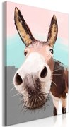 Πίνακας - Curious Donkey (1 Part) Vertical - 40x60