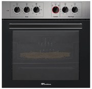 MultiHome MH-6095 IX Φούρνος κάτω Πάγκου 65lt χωρίς Εστίες Π59.5εκ Inox