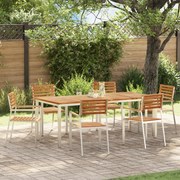 vidaXL Σετ Τραπεζαρίας Κήπου 7 pcs