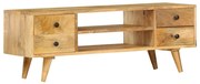 vidaXL Έπιπλο Τηλεόρασης 110 x 35 x 40 εκ. από Μασίφ Ξύλο Μάνγκο