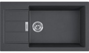 Franke Sirius 2.0 611-78 (435) Αντιστρεφόμενος Carbon Black Tectonite Νεροχύτης 60cm