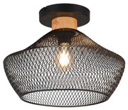 Φωτιστικό Οροφής Vintage Industrial RL Lighting Valeria R61281032 Μαύρο Ματ