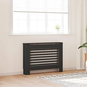 vidaXL Κάλυμμα Καλοριφέρ Μαύρο 112 x 19 x 81,5 εκ. από MDF