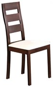 Καρέκλα Miller Ε782 45x52x97cm Σκ.Καρυδί Ξύλο,Τεχνόδερμα
