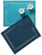 Σουπλά 2 Όψεων (35x45) Silk Fashion BG18 Turqoise/Raf