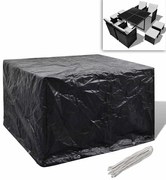 vidaXL Κάλυμμα Επίπλων Κήπου με 8 Κρίκους 113 x 113 x 73 εκ.