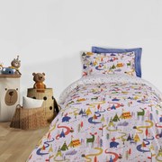 DAS KIDS ΣΕΤ ΣΕΝΤΟΝΙΑ ΜΟΝΑ 170Χ260 4927 BLUE, GREEN, WHITE