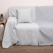 Ριχτάρι 3017 Grey Viopros Τετραθέσιο 180x320cm 100% Βαμβάκι