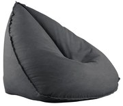 LAGOS Πουφ 100% Αδιάβροχο, Ύφασμα Ανθρακί, Αποσπώμενο Κάλυμμα