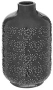 Βάζο Lum 07.196683 12x21,5cm Grey Ceramic