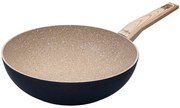 Αντικολλητικό Wok (28εκ.) Πρεσσαριστού Αλουμινίου Estia Earth 01-10171