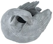 Artekko Oneors Γλάστρα Kύκνος Fiberglass Γκρί (37x20x24)cm Artekko SA60013-DS