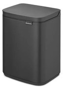 Brabantia 1008866 Κάδος Απορριμμάτων Bo Small 4L, Mineral Infinite Grey