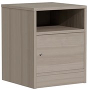 Κομοδίνο Foly με ένα ντουλάπι γκρι oak 40x40x50εκ