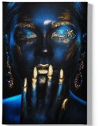 Πίνακας Καμβάς 529TCR1131 50x70cm Multi Wallity Κάθετοι Wood, Canvas