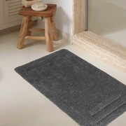 Πατάκι Μπάνιου Pilot Dark Grey Melinen 50X80cm 100% Cotton