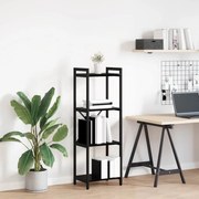 vidaXL Βιβλιοθήκη Μαύρη δρυς 40 x 30 x 118 εκ Επεξεργασμένο ξύλο