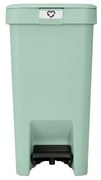 Brabantia 1008478 Stepup Κάδος Απορριμμάτων Πράσινος με Πεντάλ 10L , Jade Green