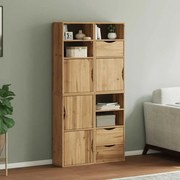 vidaXL Πλαϊνά ντουλάπια 4 τεμ. ODDA 40x24x79 εκ. από Μασίφ Ξύλο Πεύκου