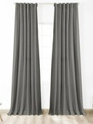 Κουρτίνα Black Out 145x280 Αδιαφανής Με Τρέσα - Sunshine 052-5-2 Grey
