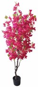 Τεχνητό Δέντρο Βουκαμβίλια 04-00-22050 150cm Brown-Fuchsia Marhome Συνθετικό Υλικό