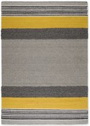 Χαλί Cannia Grey-Yellow 070X140, 130X190, 160X230, 200X300, 250X300 Γκρι, Κίτρινο