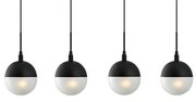 Κρεμαστό Φωτιστικό Οροφής 100-01132-09BR Luma-100-01132-09BR-BLACK-Μαύρο 100-01132-09BR-BLACK