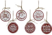 Χριστουγεννιάτικα Κρεμαστά Διακοσμητικά 14.5cm Σε 6 Σχέδια