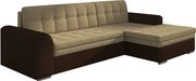 Γωνιακός καναπές Comfort-Δεξιά-Καφέ - Μπεζ - 270.00Χ165.00Χ80.00cm