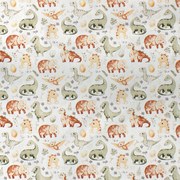 Πάνα Χασέ (80x80) Dimcol Dinosaur 515 Beige
