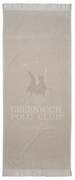 Πετσέτα Θαλάσσης 3734 90x190 Light Grey Greenwich Polo Club Θαλάσσης 90x190cm 100% Βαμβάκι