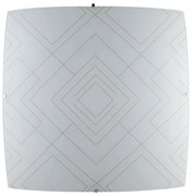 Φωτιστικό Οροφής - Πλαφονιέρα Vector I-VECTOR-PL30 2xE27 30x30cm White Luce Ambiente Design