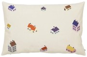 Χριστουγεννιάτικα διακοσμητικά Broste Copenhagen  CUSHION COVER 'HOUSE' COTTON