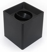 Adeleq Σποτ PC Οροφής Τετράγωνο 1xGU10 Φ96x96x100mm Μαύρο 3-0961