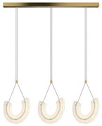 Κρεμαστό Φωτιστικό Ράγας LED 21W IP20 3000K Χρυσό 23021 Zambelis-23031-Χρυσό 23031