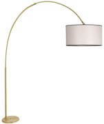 Φωτιστικό Δαπέδου Deve 534LUN4258 230x155cm E27 60W Gold-Cream Opviq