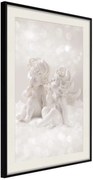 Αφίσα - Cute Angels - 40x60 - Μαύρο - Με πασπαρτού