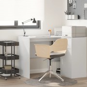 vidaXL Γραφείο Γραφής Λευκό Επεξεργασμένο ξύλο Μέσο Αποθήκευση