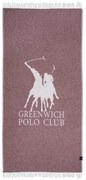 Πετσέτα Θαλάσσης - Παρεό 3906 85x170 Bordo-Ivory Greenwich Polo Club Θαλάσσης 85x170cm Μουσελίνα