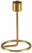 Κηροπήγιο Evelyn 35106 Φ9,5x15cm Gold GloboStar Metal