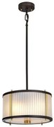 Κρεμαστό/Πλαφονιέρα Φωτιστικό Οροφής 2xE27 Corona Elstead Lighting-DL-CORONA-2P-BAB-Καφέ DL-CORONA-2P-BAB