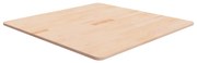 vidaXL Επιφάνεια Τραπεζιού Τετράγωνη 80x80x1,5 εκ. Μασίφ Ξύλο Δρυς