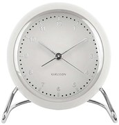 Επιτραπέζιο Ρολόι - Ξυπνητήρι Val KA5726WH White Karlsson Πλαστικό