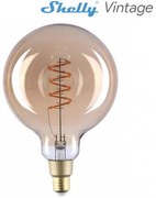 Έξυπνη Λάμπα Ε27 G125 LED 4W Διάφανο 2700Κ Filament Vintage Dimmable Wi-Fi Shelly Vintage G125 Elvhx Shelly Vintage G125 Διάφανο