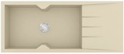 Sanitec Granite 817 Ocra Γρανιτένιος Νεροχύτης 116 1B 1D 80cm