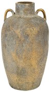 Βάζο Κεραμικό Γκρι-Χρυσό 18x28εκ. iliadis 90068