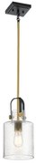 Κρεμαστό Φωτιστικό Οροφής 1xE27 Kitner Quintiesse Elstead Lighting-QN-KITNER-P-NBR-Ορείχαλκος QN-KITNER-P-NBR